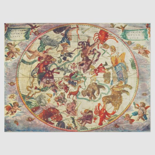  constellatie Weefsel of ontkoppelpapier Tissuepapier (Voorkant)