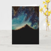 constellatie wenskaart kaart (Gele Bloem)