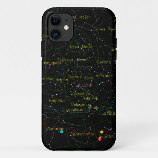 Constellatiekaart van de hemel Case-Mate iPhone case (Achterkant)