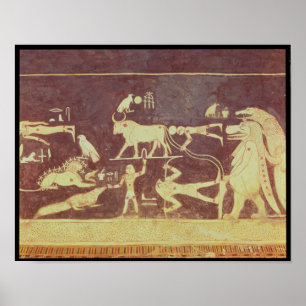 Constellaties van de funeraire kamer poster