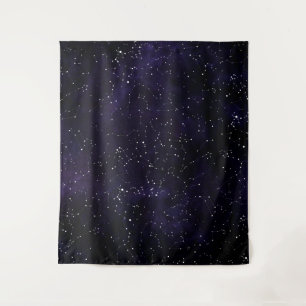 Constellaties van het noordelijk halfrond wandtapi wandkleed