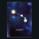 Constellation | Aries | Numéro de table mariage<br><div class="desc">Signes de zodiac,  constellation,  Carte de numéro de table Aries</div>