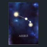 Constellation | Aries | Numéro de table mariage<br><div class="desc">Signes de zodiac,  constellation,  Carte de numéro de table Aries</div>