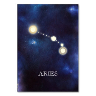 Constellation Aries Numéro de table mariage