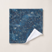 Constellation céleste - Nuit étoilée (6) (Gant de toilette)