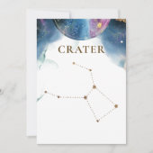 Constellation de cratère, numéro de table céleste (Devant)
