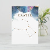 Constellation de cratère, numéro de table céleste (Debout devant)