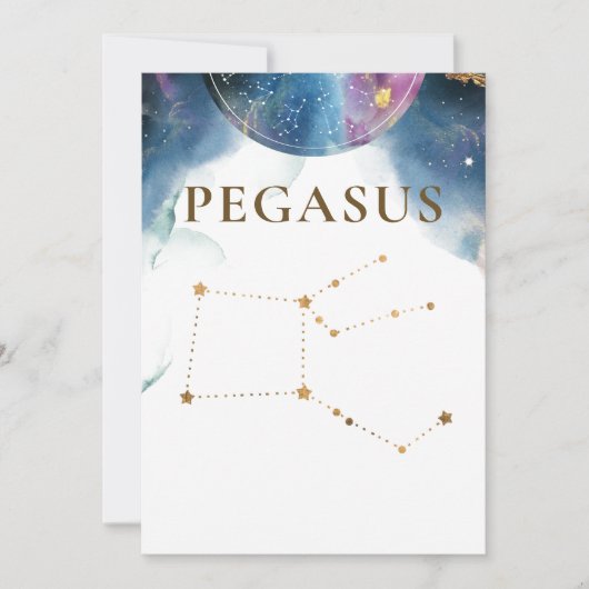 Constellation de Pégase, Numéro de table céleste (Devant)