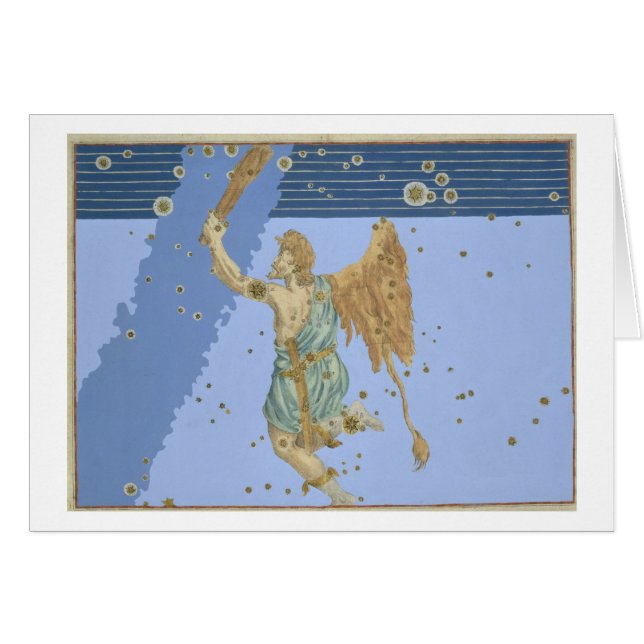 Constellation d'Orion, de "Uranometria" par Joha (Devant horizontal)