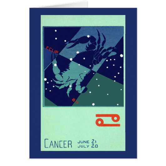 Constellation du Cancer crabe Zodiaque Astrologie (Devant)