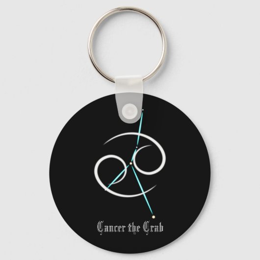 Constellation du zodiaque Cancer Porte-clés (Recto)