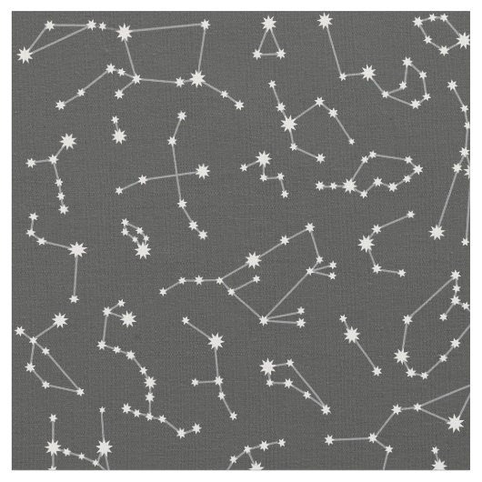 Constellation Fabric - houtskool Stof (Close Up)