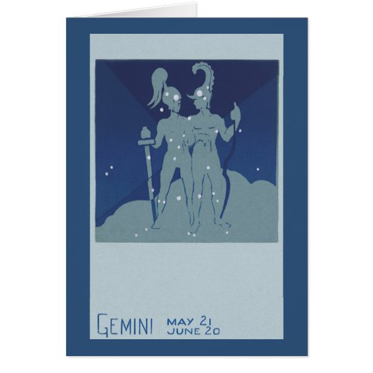 Constellation jumeaux Gémeaux Astrologie Zodiaque  (Devant)