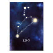 Constellation | Leo | Numéro de table mariage (Dos)