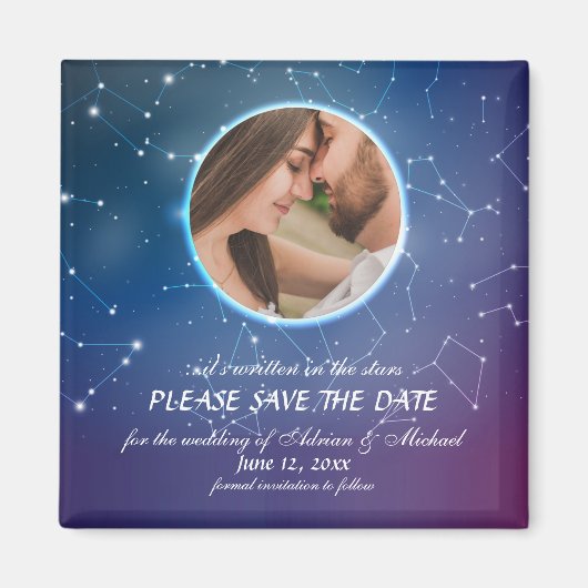 Constellation Photo Magnet Magneet (Voorkant)