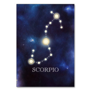 Constellation Scorpio Numéro de table mariage