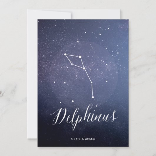 Constellation Star Numéro de table Delphinus (Devant)