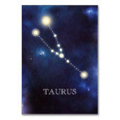 Constellation | Taurus | Numéro de table mariage (Dos)