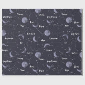 Constellation Theme Cadeaupapier (Vlak)