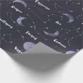 Constellation Theme Cadeaupapier (Hoek)