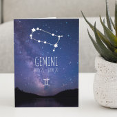 Constellation Zodiaque Gemini | Carte d'astrologie