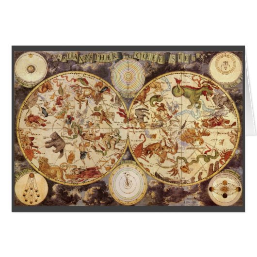 Constellations, Astronomie Ancienne, Frederik de W (Devant horizontal)