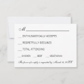 Constellations du ciel nocturne RSVP (Dos)