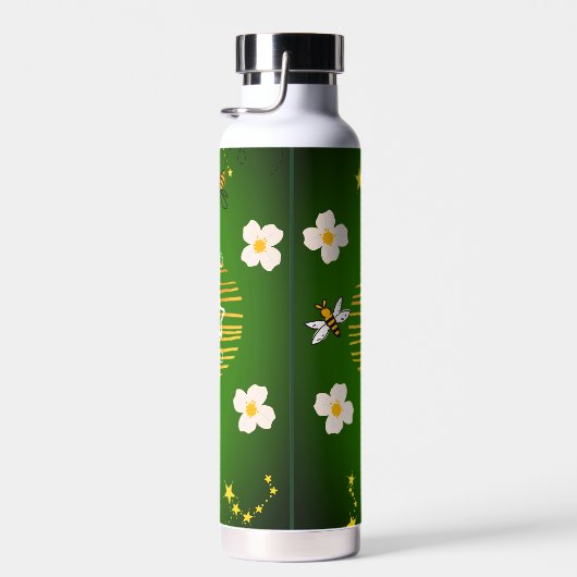 Constellations et Fleurs Bouteille d'eau (Plage)