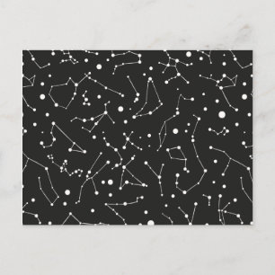 Constellations White en Black Briefkaart