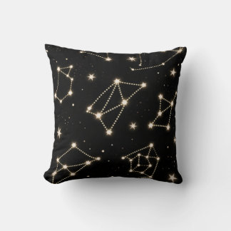 Constellations Zodiac Motif lancer oreiller