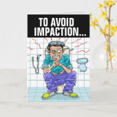 CONSTIPATION AMUSANTE SUR LA COLLINE CARTES D'ANNI (Fleur jaune)