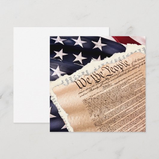 Constitutie Kaart (Voorkant / Achterkant)