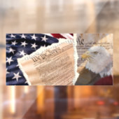 Constitutie Venster Cling Raamsticker (Vel 2)