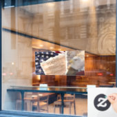 Constitutie Venster Cling Raamsticker (Cafe Raam)