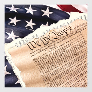 Constitutie Venster Cling Raamsticker