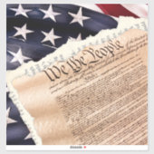 Constitutie Vinyl Sticker (Vel)