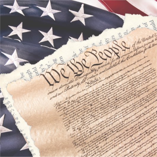 Constitutie Vinyl Sticker (Voorkant)