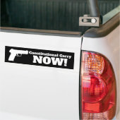 Constitutionele Drary NU! Bumpersticker (Op Truck)