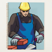 Constructeur de Casquette dur pour ouvrier de cons (Devant)