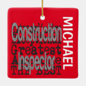 Constructeur Extraordinaire CUSTOM Keramisch Ornament (Achterkant)