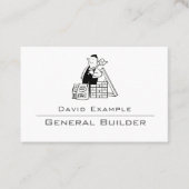 Constructeur général avec carte de visite illustré (Devant)