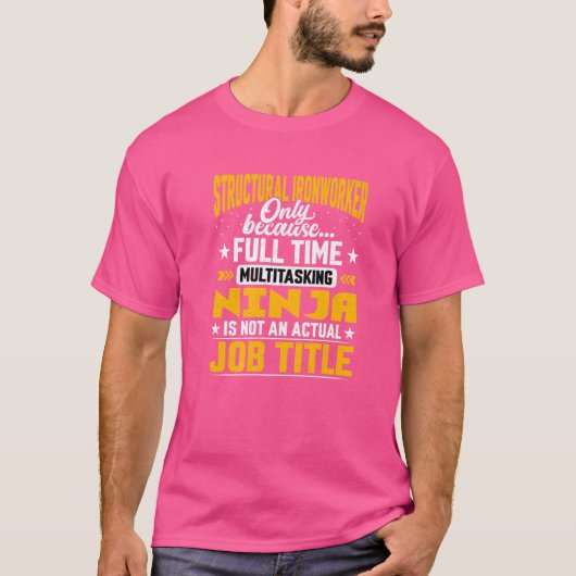 Constructeur metaalconstructies Functietitel T-shirt (Voorkant)