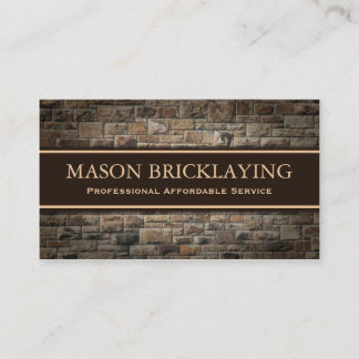 Constructeur professionnel / Carte de visite de br