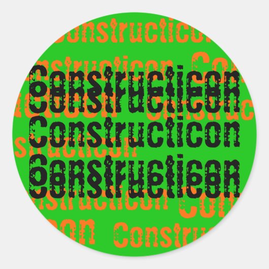 Constructicon Hard Pet Sticker (Voorkant)