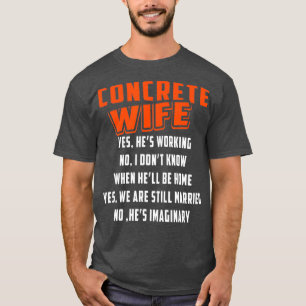 Constructie Beton Vrouw Voor Constructeur T-shirt