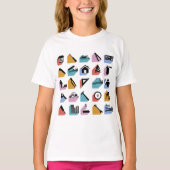 Constructie- en doe-het-zelf-icoontjes voor thuisv t-shirt (Voorkant)