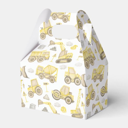 Constructie Hard Pet Eerste Verjaardag Dank u Bedankdoosjes (Achterkant)