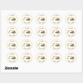 Constructie Kerst Digger Christas Gift Label (Vel)