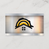 Constructie Logo | Metaalstaal Visitekaartje (Achterkant)