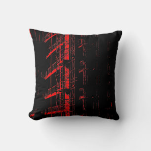 Constructie met hoog contrast - Rood Kussen